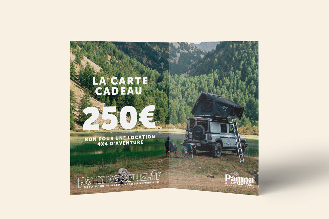 Carte Cadeau Pampa Cruz 250€ - Offrez l'Aventure Ultime en 4x4 !