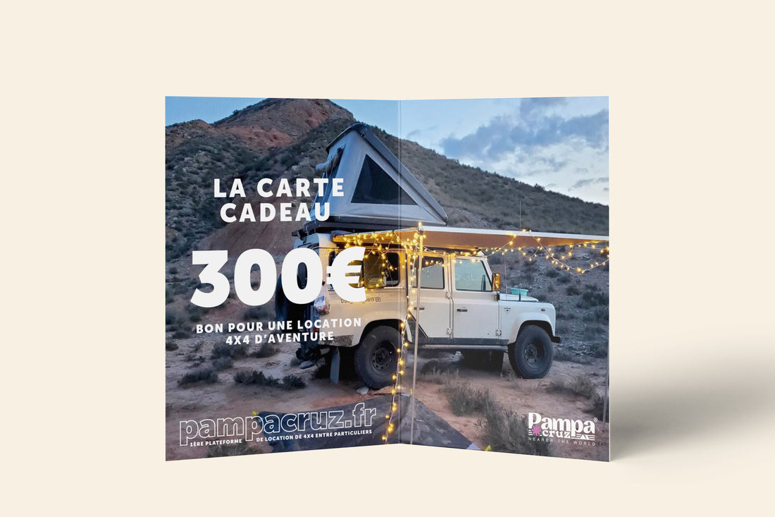 Carte Cadeau Pampa Cruz 300€ - Offrez l'Aventure Ultime en 4x4 !