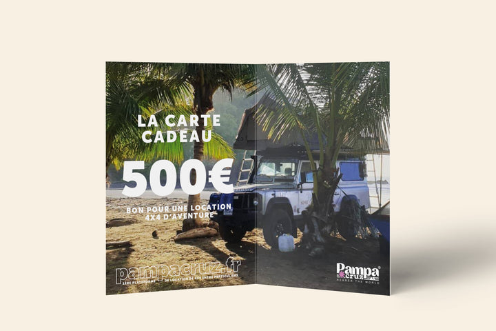 Carte Cadeau Pampa Cruz 500€ - Offrez l'Aventure Ultime en 4x4 !